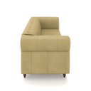 Ver imagem 2 de Sofá Living Stanford Chesterfield 2 Lugares 220cm Pés de Madeira Couro Bege G58 Gran Belo