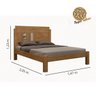 Cama Casal F79 Amanda 138 - Malbec - 3