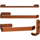 Ver imagem 1 de Kit de Acessórios para Banheiro 4 Peças Rose Gold Fs Plus