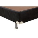 Ver imagem 2 de Cama Box Base Viúva Americana Suede Nero Black (128x188x23) - Ortobom