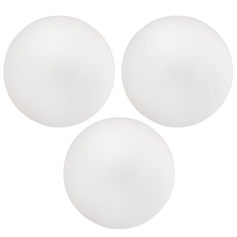 Kit 03 Assentos Redondo Banqueta Cadeira Estofados Poltronas H02 Corino Branco 39 cm - Lyam Decor As