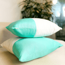 Ver imagem 1 de Capa para Almofada Quadrada - Verde Água Almofadas Estilo