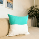 Ver imagem 2 de Capa para Almofada Quadrada - Verde Água Almofadas Estilo