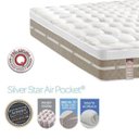 Ver imagem 6 de Cama Box Queen Castor Silver Star Air One Face Pocket 158x198x59 + Box Castor