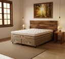 Ver imagem 1 de Cama Box Queen Castor Silver Star Air One Face Pocket 158x198x59 + Box Castor