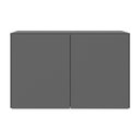 Ver imagem 5 de Armário de Lavanderia Aéreo Multiuso 2 Portas Multimóveis Mp5040 Grafite