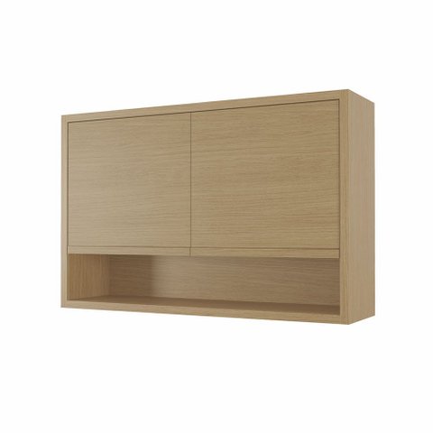 Armário Aéreo 2 Portas Condessa 120cm em Mdf Nesher