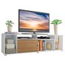 Rack para Tv até 65 Polegadas Madesa Cancun - Branco/rustic - 3