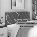 Ver imagem 3 de Cabeceira Box Estofada Grazy Casal 140x54cm