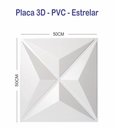 Ver imagem 6 de Placa Pianel PVC Estrelar 3d Revestimento de Parede Decorativa 50cm
