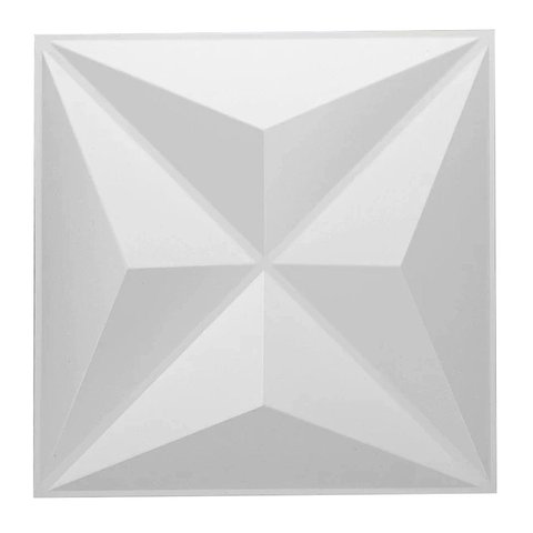 Placa Pianel PVC Estrelar 3d Revestimento de Parede Decorativa 50cm