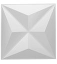 Ver imagem 1 de Placa Pianel PVC Estrelar 3d Revestimento de Parede Decorativa 50cm