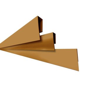 Rodaforro Perfil U Polifort para Acabamento Lateral 8mm X 3cm X 3,00m (barra)