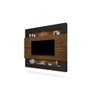Painel Para Tv 75" Com Nicho E Prateleira 163 Malbec Preto - 3