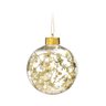 Bola Enfeite Árvore Natal Transparente Estrelas 10cm 4 Peças - 1