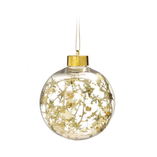 Bola Enfeite Árvore Natal Transparente Estrelas 10cm 4 Peças | MadeiraMadeira Bola Enfeite Árvore Natal Transparente Estrelas 10cm 4 Peças | MadeiraMadeira