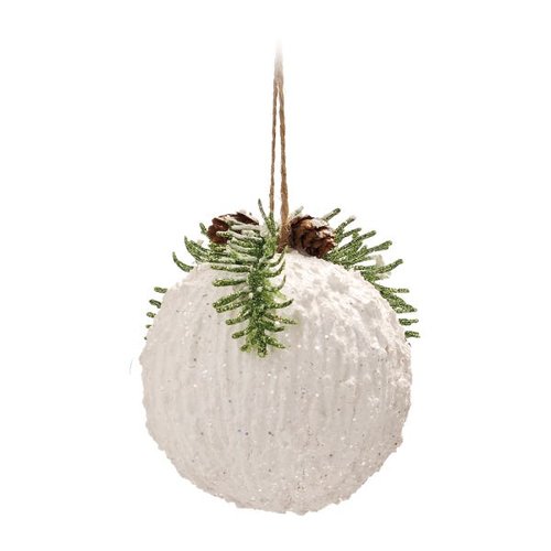 Bola Enfeite Árvore Natal Branca com Relevo 10cm Kit 4 Peças | MadeiraMadeira Bola Enfeite Árvore Natal Branca com Relevo 10cm Kit 4 Peças | MadeiraMadeira