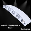 Ver imagem 4 de Arandela Led 10w Efeito 10 Fachos Branco Quente 3000-3500k Acabamento Branco Biv Marca Hitec
