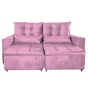 Ver imagem 2 de Sofa Retratil e Reclinavel Julia Rosa