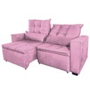 Ver imagem 1 de Sofa Retratil e Reclinavel Julia Rosa