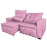 Sofa Retratil e Reclinavel Julia Rosa - 1