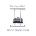 Ver imagem 4 de Caixa de Correio Cartas para Grade Detrás Preta 15x23x11cm