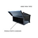 Ver mais imagens de Caixa de Correio Cartas para Grade Detrás Preta 15x23x11cm