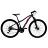 Bicicleta Aro 29 Mtb Ecos Safira 27v, Cambios Shimano Altus, Freios Hidraulicos e Rodas Cubo K7 Com  - 1