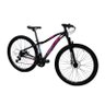 Bicicleta Aro 29 Mtb Ecos Safira 27v, Cambios Shimano Altus, Freios Hidraulicos e Rodas Cubo K7 Com  - 2