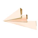 Ver imagem 1 de Rodaforro Perfil U Polifort para Acabamento Lateral 8mm X 3cm X 3,00m (barra)