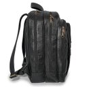 Ver imagem 3 de Mochila Executiva Grande de Couro para Notebook Preto