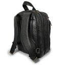 Ver imagem 2 de Mochila Executiva Grande de Couro para Notebook Preto
