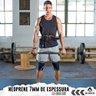 Par de Joelheira IronBrace Alasca - Neoprene 7 mm com costura ultra reforçada:M/Preto/Unissex - 6