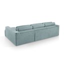 Ver imagem 3 de Sofá Orgânico Encantus 3 Lugares para Sala 2,92 Cm Azul Redenobre