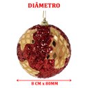 Ver imagem 6 de Kit 2 Bolas Natalina Árvore de Natal Estrela Artesanal 80mm