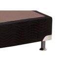 Ver imagem 5 de Cama Box Base Queen Universal Suede Nero Black (158x198x20) - Ortobom