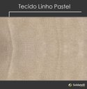 Ver imagem 3 de Kit 2 Banquetas Lilie Base Champagne Vários Tecidos em Linho e Veludo - Qualitá
