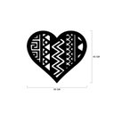 Ver imagem 3 de Escultura de Parede Decorativo Amor Coração Mdf 6mm 50x43cm