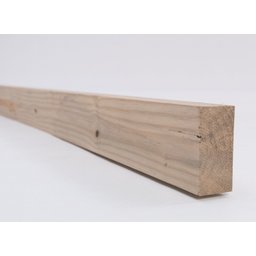 Caibro Aplainado de Pinus Tratado com Nós 6,5x13x290 Centímetros - Pensemadeiras - Natural Único - 2