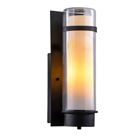 Arandela Colonial Imperial Preto 35cm 1e27 Ip20 Galaxy Led