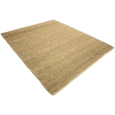 Tapete Quarto Sala Retangular Liso Bege 100x150cm