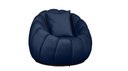 Ver imagem 5 de Kit Poltrona c/ Puff + Almofada Concha Veludo Azul Marinho