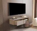 Ver imagem 6 de o Rack Suspenso Decor 1.16 Giga para TV até 50 Polegadas em Couro