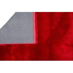 Tapete Quarto Sala Retangular Peludo Felpudo Vermelho 1x1,50 - 3