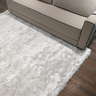 Tapete Quarto Sala Retangular Peludo Felpudo Branco 1,50x2M - 2