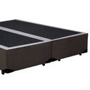 Ver imagem 4 de Cama Box King Bipartido Sintético Marrom Emth 193x203x40
