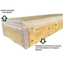 Ver imagem 6 de Cama Báu Box Base Solteiro Suede Bege Blindado com Pistões a Gás.