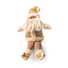 Boneco de Papai Noel Sentado de Braços Abertos Dourado 25cm - 1