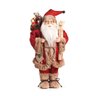 Boneco de Papai Noel em Pé com Saco de Presente e Ski 50cm - 1
