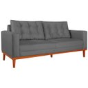 Ver imagem 1 de Sofá 2 Lugares Dubai Suede Cinza - ADJ Decor